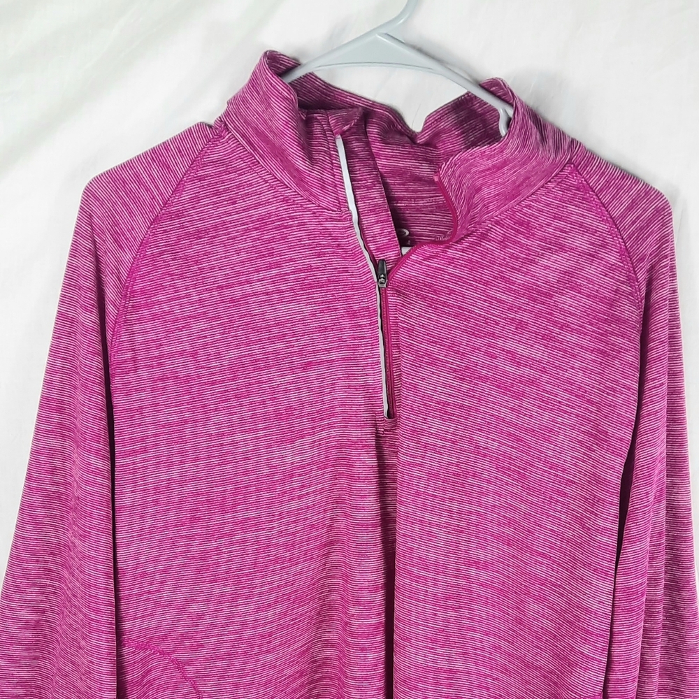 Champion C9 Womens Pull over Duo Dry Shirt Running Top Size XXL Purple - Picture 2 of 12